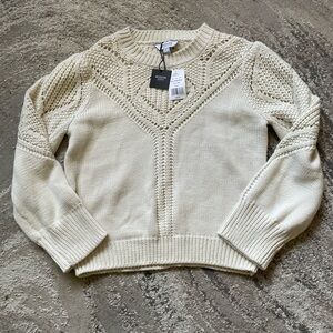 Sanctuary Women's Knit Cream Sweater